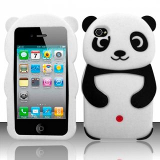 For iPhone 5 (AT&T/Sprint/Verizon/Cricket) 3D Panda Bear Silicon Case