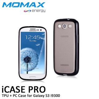 Momax I Case Pro Cover Samsung Galaxy S3 SIII i9300 T999 Black Screen