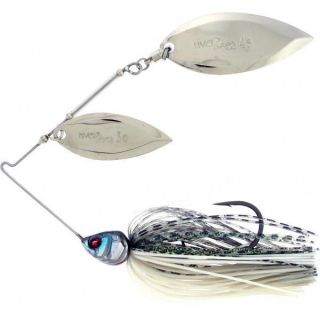 River2Sea Ish Monroe Bling Spinnerbait, 1/2 oz. Double Willow, Abilone