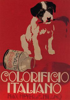  Painter Colorificio Milano Italia Vintage Poster Repro Large