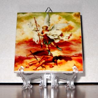 Archangel Ceramic Tile High Quality Hand Made from Italy Mod 1