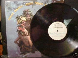 Isaac Hayes Juicy Fruit Disco Freak LP Test Pressing