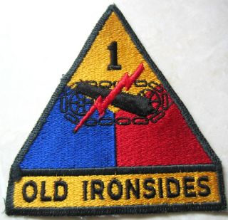 Old Ironsides US Army Armored Division Vietnam Era Patch