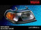 00 04 Mitsubishi Montero Sport Passenger Right Headlight Head Light RH