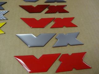 Isuzu Vehicross VX grill (or fender) emblem JDM style colors style NEW