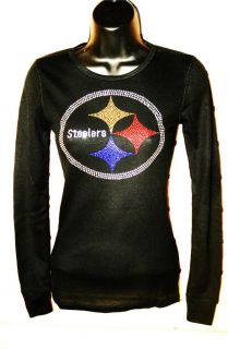Pittsburgh Steelers Bling Womens Thermal All Sizes