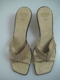 Italian Shoemakers Made in Italy Designer Womens Heels Shoessize 8 1