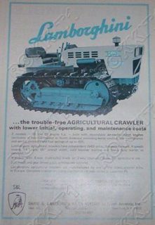 1980 Lamborghini Tractor Ad