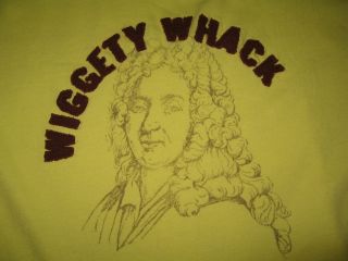  Fitch Wiggety Whack Sir Isaac Newton Yellow T Shirt Mens Sz M