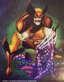  Vintage Wolverine Poster Original Costume Erik Larsen Art Look