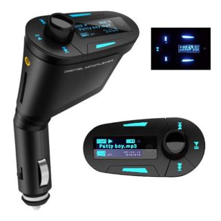 LCD Kit Car  Player Wireless FM Transmitter with USB SD MMC Slot
