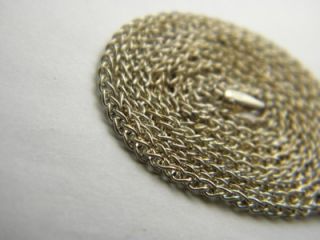 Italian Sterling Silver 925 Estate Jewelry Chain Necklace 16