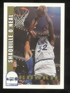 RARE Old 1992 93 Hoops Shaquille Shaq ONeal Rookie RC Card 442 Mint