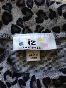 Girls IZ by Amy Byer Leopard Print Sweater Set Leggings