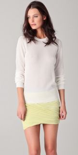 T by Alexander Wang Waffle Knit Long Sleeve Top