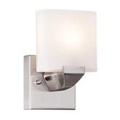 possini euro contempo brushed steel 8 high wall sconce