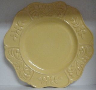 Penney Isabella Yellow Dinner Plate s Nice