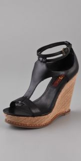 7 For All Mankind Rayn Wedge Sandals