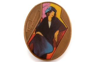Isaac Itzhak Tarkay Israeli Art Bronze Medal 0417 5760