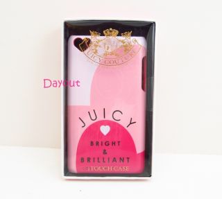 Juicy Couture Girls Pink iTouch iPod Hard Case Cover 4G 4th Generation