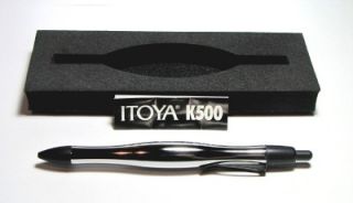 Itoya K 500 Ergonomic Ballpoint Pen Chrome New