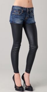 ONE by R13 Skinny Chap Leather Jeans