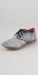 Osborn Silver Metallic Oxfords