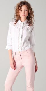 No. 21 Blouse with Lace Detail