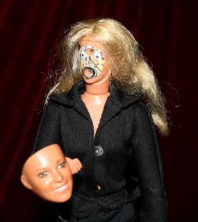 Fembot Doll Bionic Woman Lindsay Wagner Mask Kenner