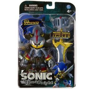 Sonic The Hedgehog Black Knight 5 inch Action Figure Excalibur Shadow