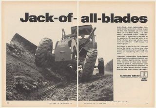  Western BLH Pacer 300 Power Grader Jack of All Blades 2 Page Ad