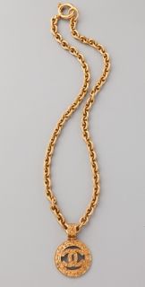WGACA Vintage Vintage Chanel Byzantine Circle Necklace