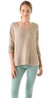Feel The Piece Boxy Boat Neck Sweater