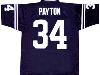 Walter Payton Jackson State University Jersey Navy Blue New Any Size