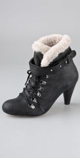BE & D Carlisle Suede Lace Up Booties