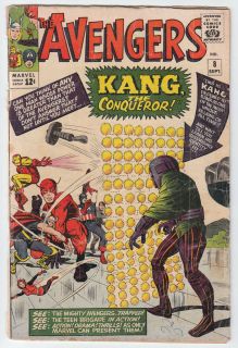 Avengers 8 1964 1st Kang by Jack Kirby