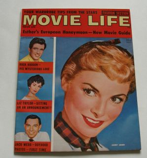  Life 1955 Magazine Janet Leigh Jack Webb Liz Taylor Rock Hudson