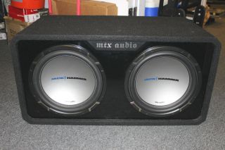 MTX Jackhammer 12 Car Subwoofers in MTX Enclosure Pick Up Only Good