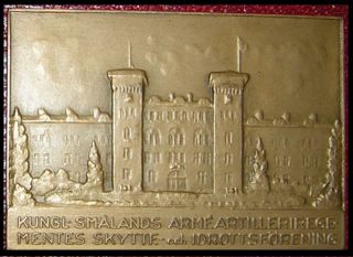 Sweden 1940 R Plaque Military Academy Award Sports