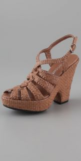 Sheridan Mia Wishbone Cutout Wedge Sandals