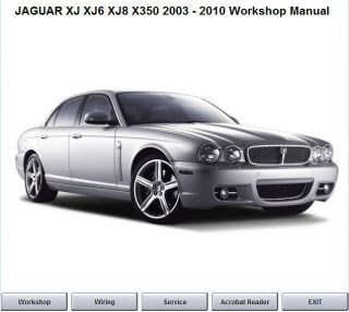 Jaguar XJ XJ6 XJ8 Workshop Service Manual X350 2003 2010