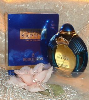 Jaipur Saphir Boucheron Boxed Perfume EDT 3 4 oz 100ml Eau de Toilette