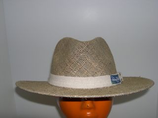 New Straw Panama Jack Pinched Front Fedora Hat Our 9515