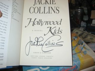 Hollywood Kids Signed by Jackie Collins 1st 1st 1994 Hardcover
