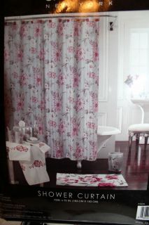 Queen New York Belize Shower Curtain Bath Rug Towel Set Night Light