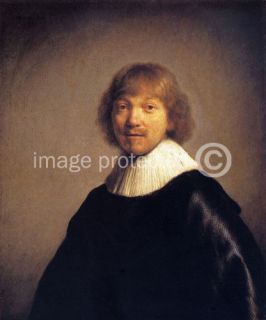 Rembrandt Art Poster Portrait of Jacques de Gheyn