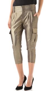 alice + olivia Anders Cropped Cargo Pants