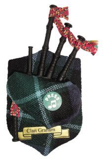 Great Gift Scotland Tartan Musical Clan Magnet Bagpipes Graham