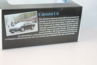  ATLAS 143 Citroen C6 Fete nationale Jacques Chirac 2005 presidential