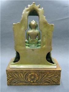 Antique Bronze Buddha Jain Statue Multiple Figures